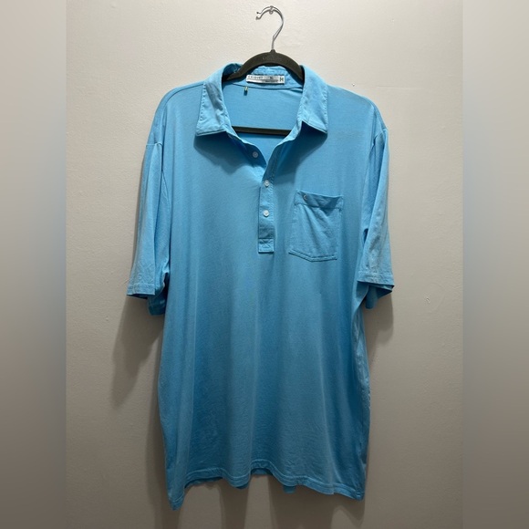 Criquet Polo Pima Cotton Button Shirt XL - Picture 1 of 5